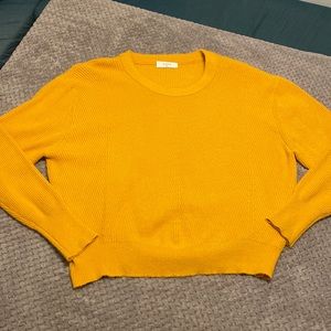 Yellow sweater